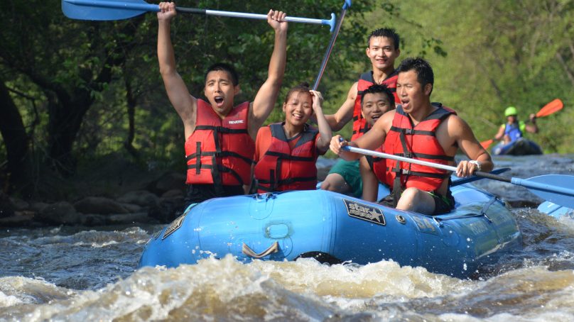 dam release white water rafting with Pocono Whitewater Rafting