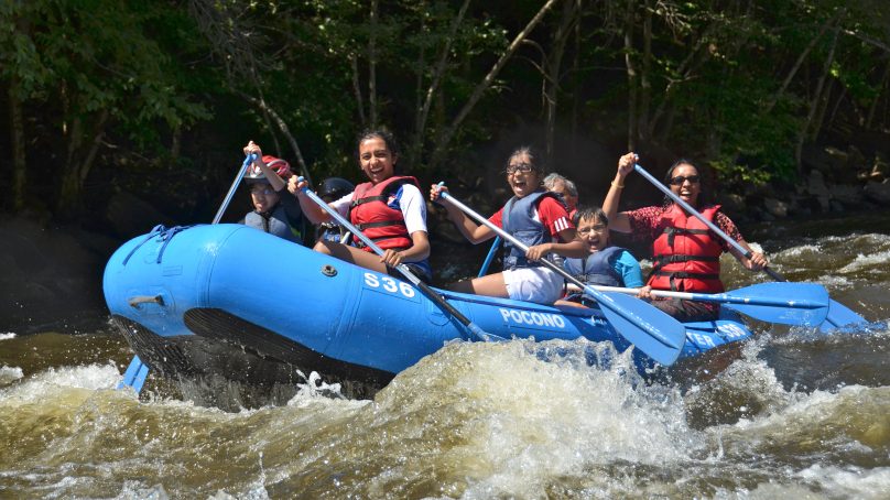 family style whitewater rafting