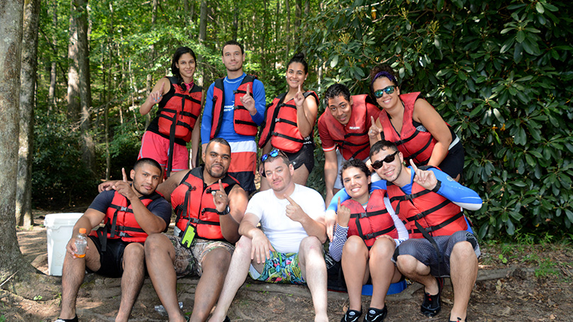 Teambuilding with Pocono Whitewater Rafting