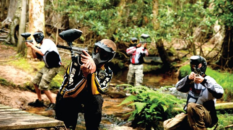 Whitewater rafting and skirmish paintball,1 day battles and paddles