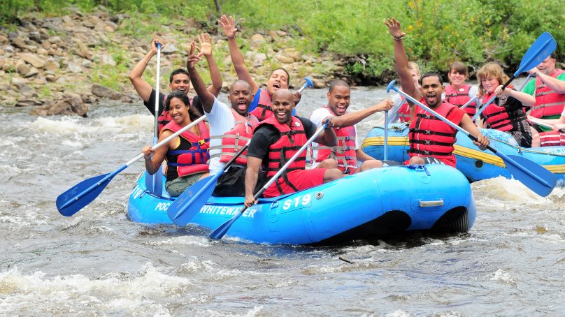 Friends on Lehigh River