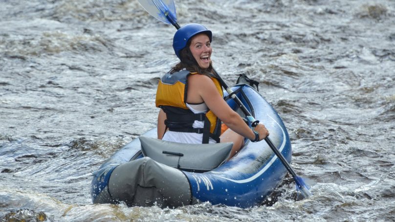 inflatable kayaking